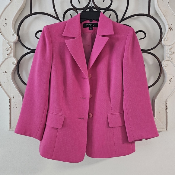Beautiful Pink KASPER Suit (2 piece) Size 6 - Picture 2 of 9